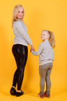 Детская толстовка "Мини Маус" ДФ 145 Family look (серый)