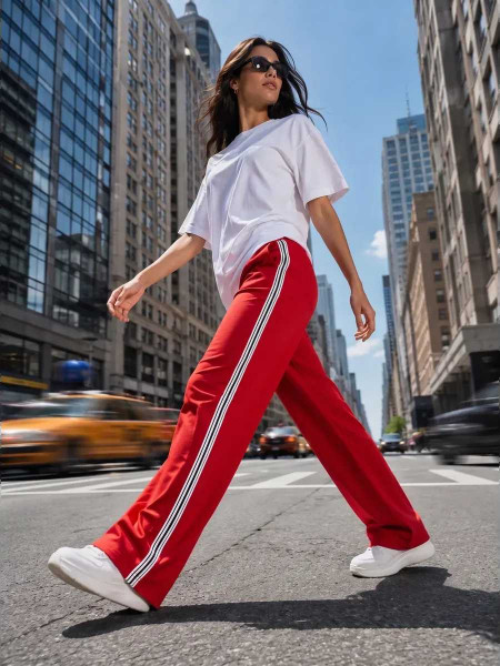 Купить Брюки женские Ш 128-П (красный) на Неженке