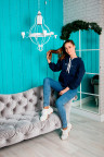 Туника Т 360 (меланж синий)